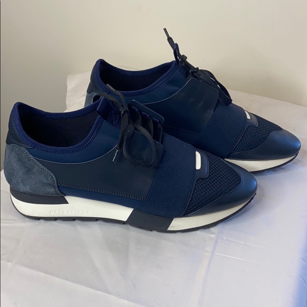 Balenciaga navy scuba sneaker